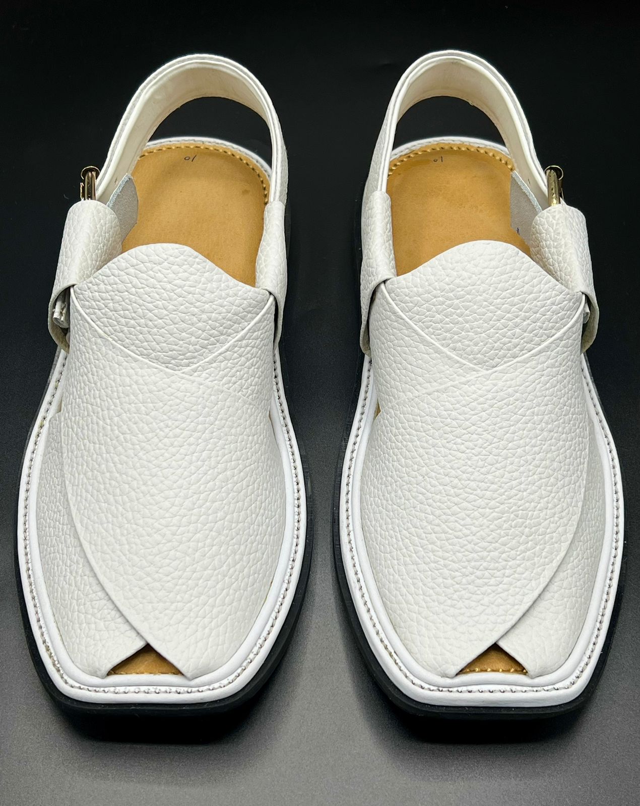 Smart Zalmi white dot leather