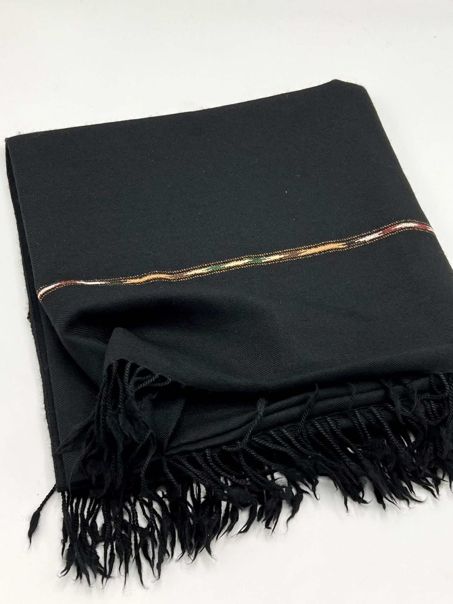 Australian sahidar black woolen shawl