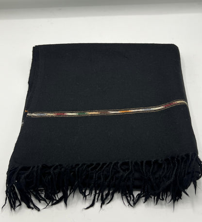 Australian sahidar black woolen shawl